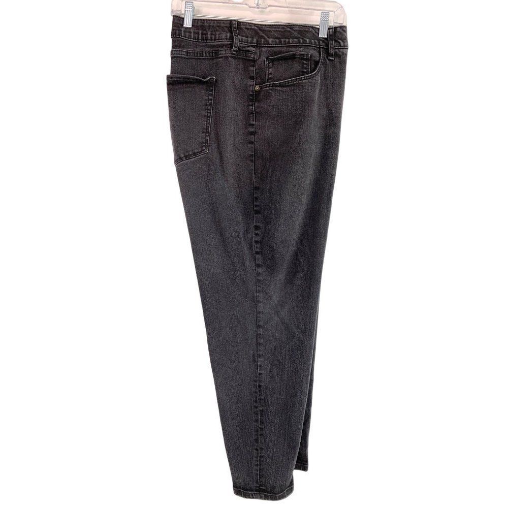 Ava & Viv for Target Black Jeans Size 26W Skinny Crop GUC 6378 Stretch Womens
